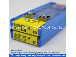 Korloy turning insert: Carbide material; Hard toughness; Made in Korea