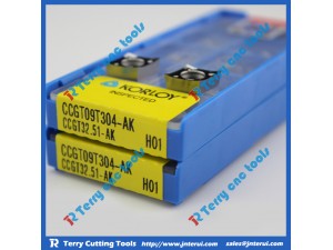 Korloy turning insert: Carbide material; Hard toughness; Made in Korea