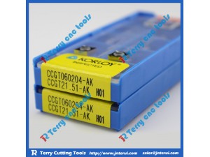 Korloy turning insert: Carbide material; Hard toughness; Made in Korea