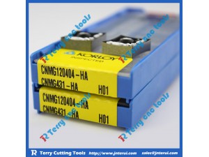 Korloy turning insert: Carbide material; Hard toughness; Made in Korea