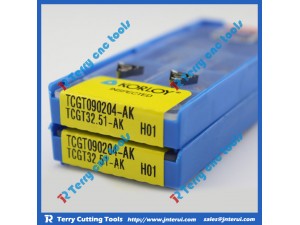 Korloy turning insert: Carbide material; Hard toughness; Made in Korea